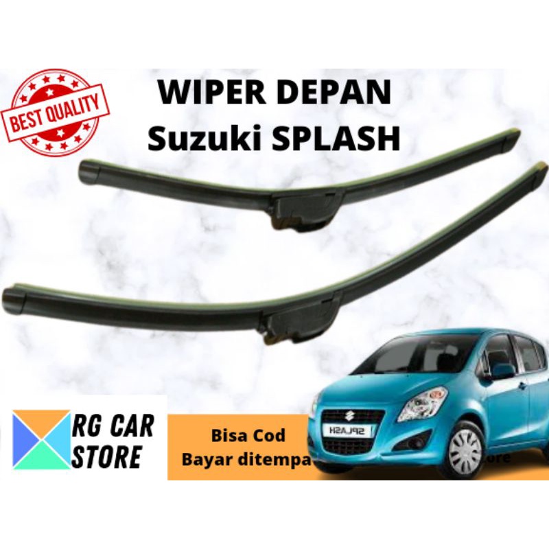 WIPER SUZUKI SPLASH FRAMELESS ISI 2PCS DIJAMIN PNP TINGGAL PASANG BERKUALITAS