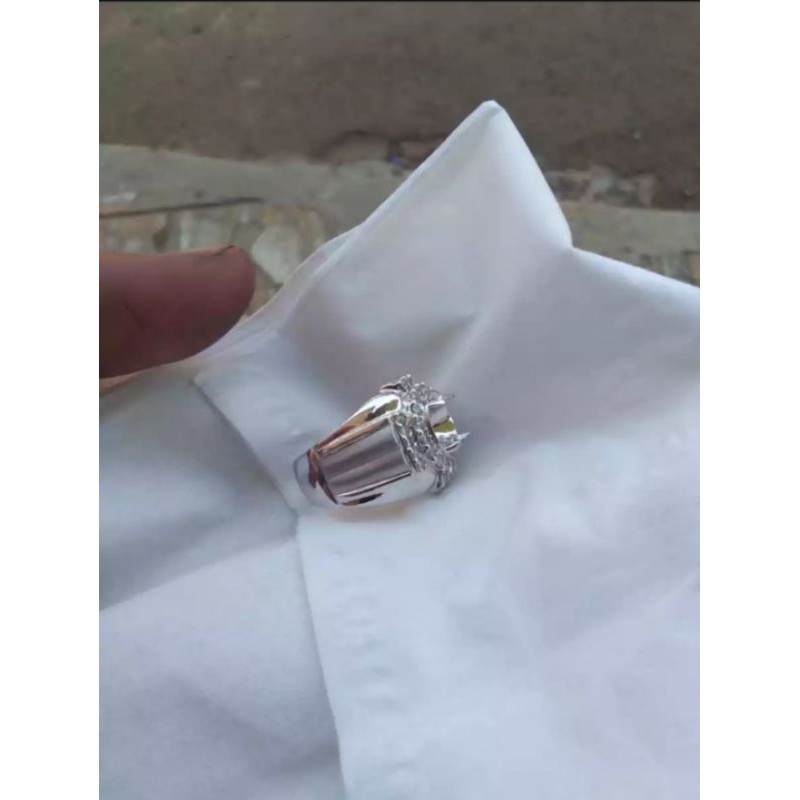 Cincin perak/ring ikatan perak cincin pria/cincin berkelas/cincin pria elegan/cincin pria keren/