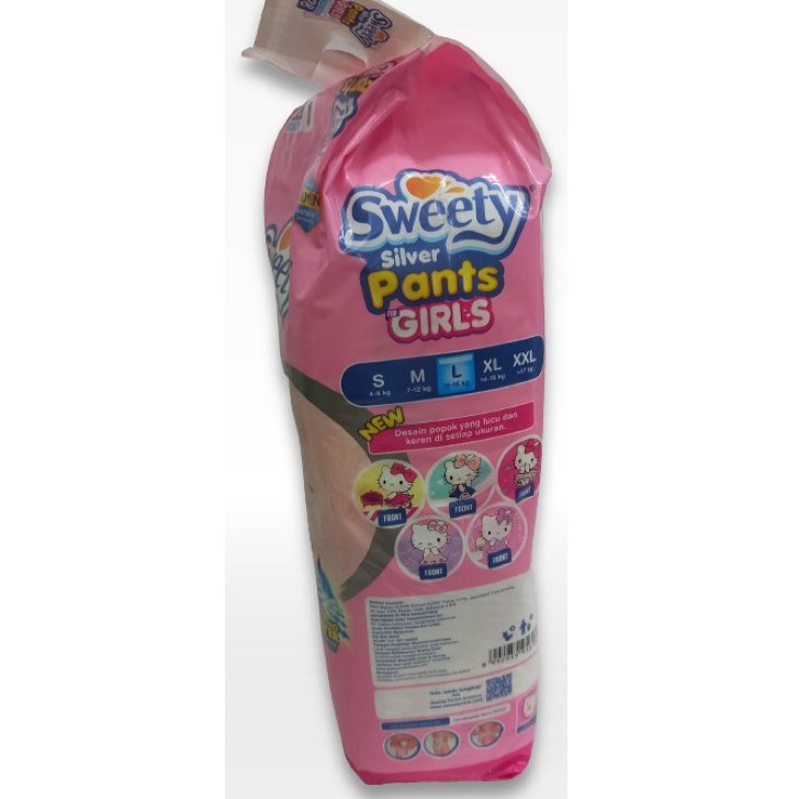 Sweety Pants Girls L 28 Popok Celana