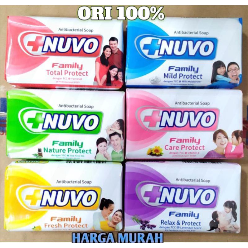NUVO Sabun Batang 76gr - Sabun mandi Nuvo