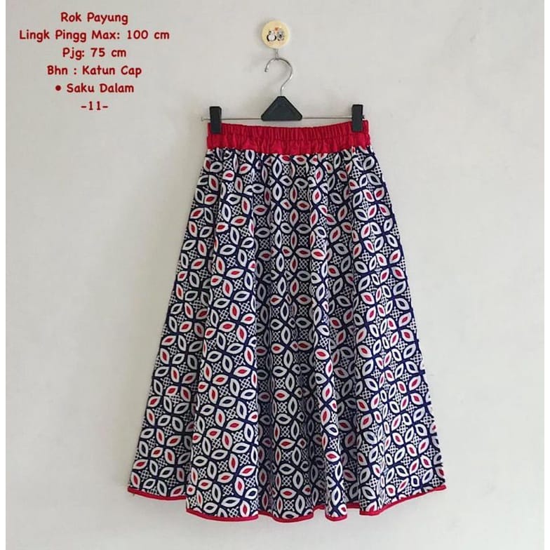 Rok batik cap 7/8 katun halus