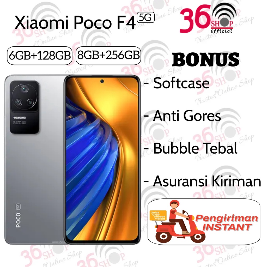 Jual Xiaomi Poco F4 5g 6gb128gb 8gb256gb Garansi Resmi Xiaomi