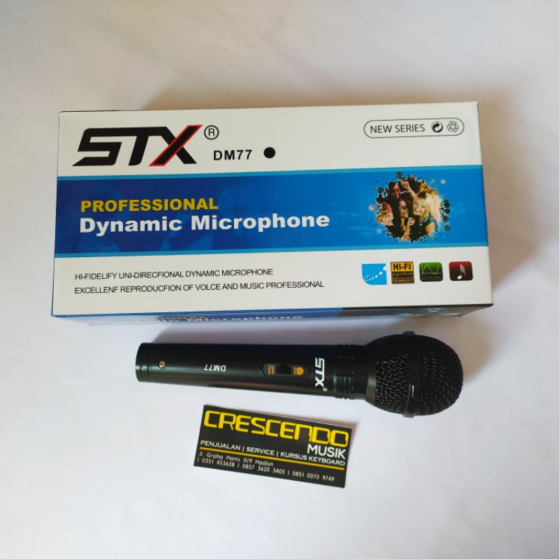 MIC STX DM77 / MICROPHONE VOCAL DINAMIC MURAH