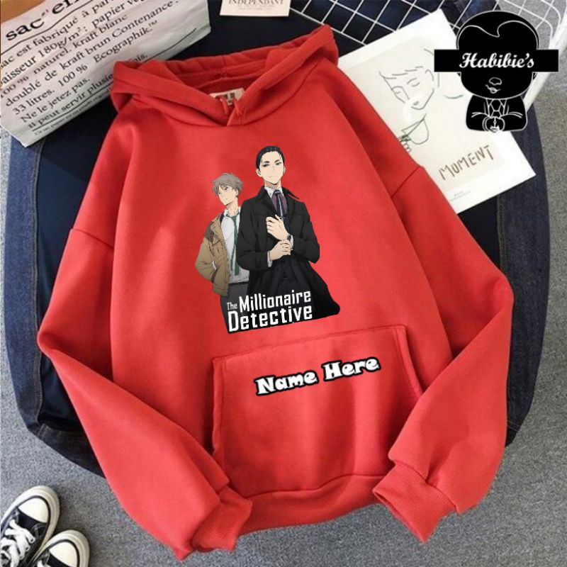 Jaket Hoodie Anak Anime THE MILLIONAIRE DETECTIVE Haru Dan Daisuke 98 - Habibie's