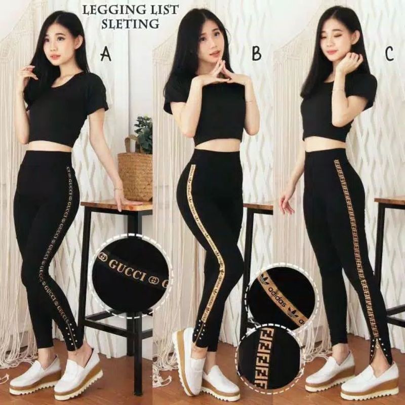 legging import sleting merek