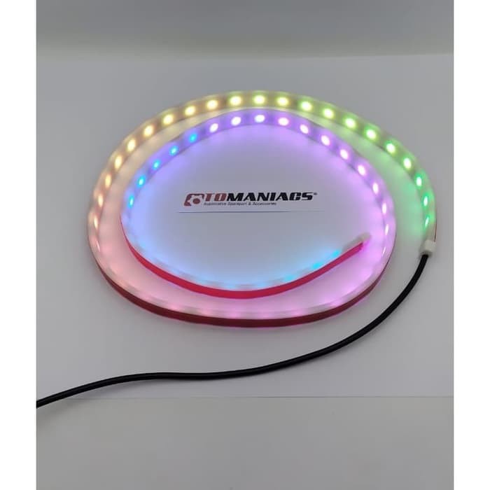 LED Strip Lampu Mobil Bagasi Belakang Sein Stop Rem Tail Light RGB 24V