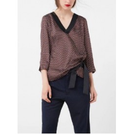 DRESS VINTAGE V NECK - DRESS RETRO EROPA - DRESS WANITA IMPORT - DRESS CALSSIC