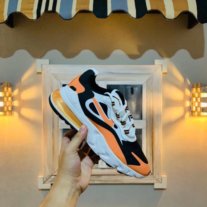 air max 270 react orange and black