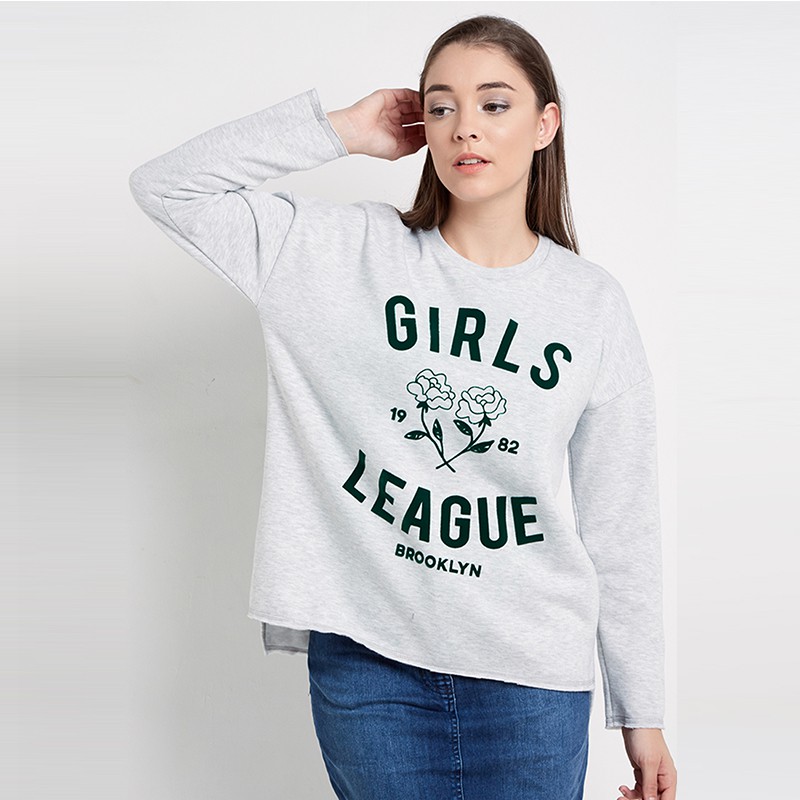 Rave Habbit Abigail Sweatshirt Wanita - Grey