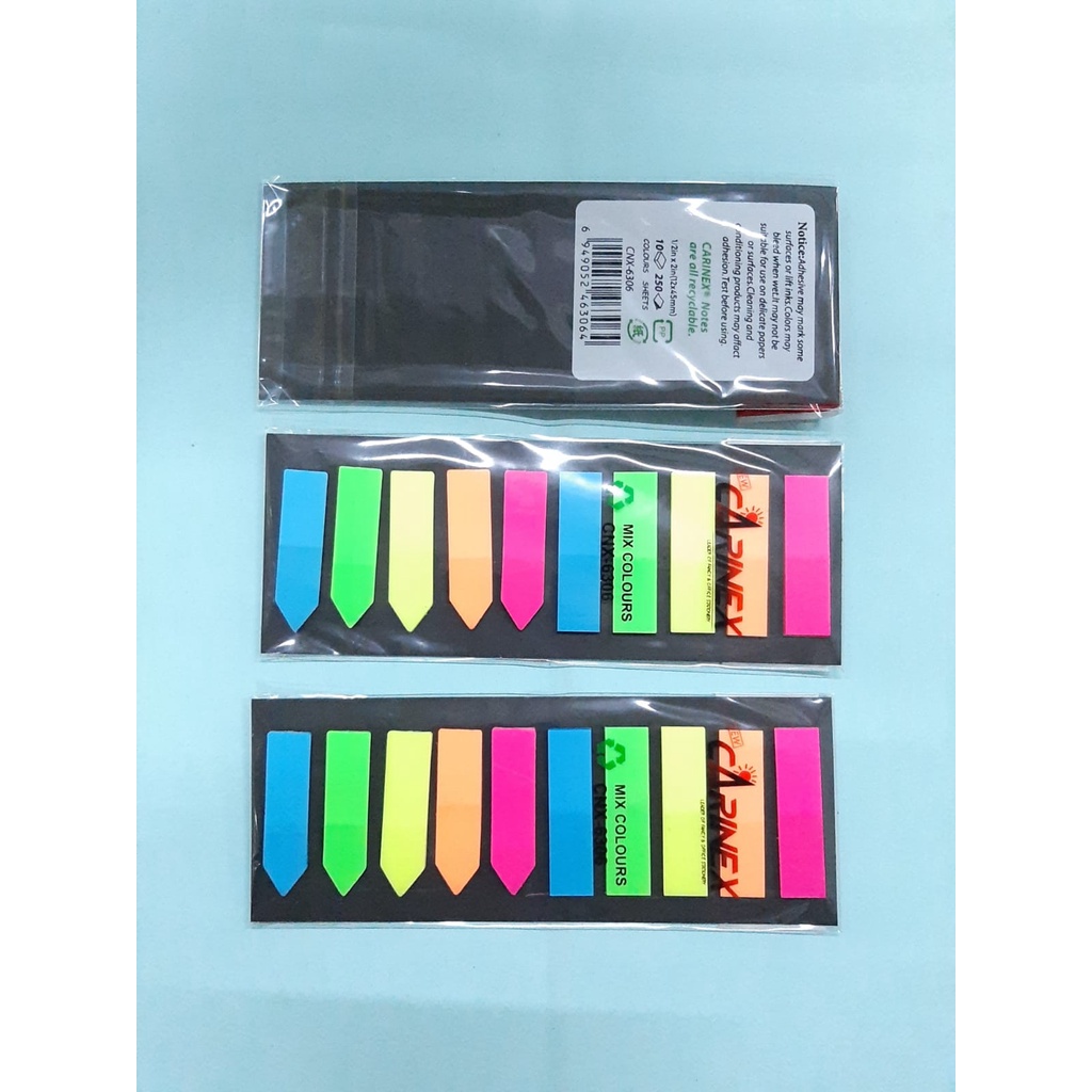 Jual Sticky Note Tempelan Memo Carinex Warna Post It Memo Pembatas Buku Pengingat