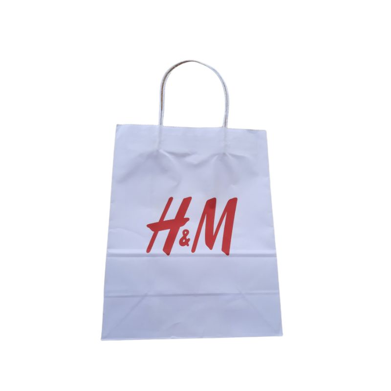 

THRIFT PRELOVED PAPER BAG H&M ORIGINAL TERBUAT DARI CRAFT PAPER / KERTAS KRAFT PUTIH OLD EDITION / MODEL LAMA SIZE SMALL / KECIL TAS KERTAS BERBELANJA HARGA MURAH OFFICAL STORE TERMURAH / COD / THRIFT PRODUCT / SECONDHAND / BARANG BEKAS / PAPERBAG