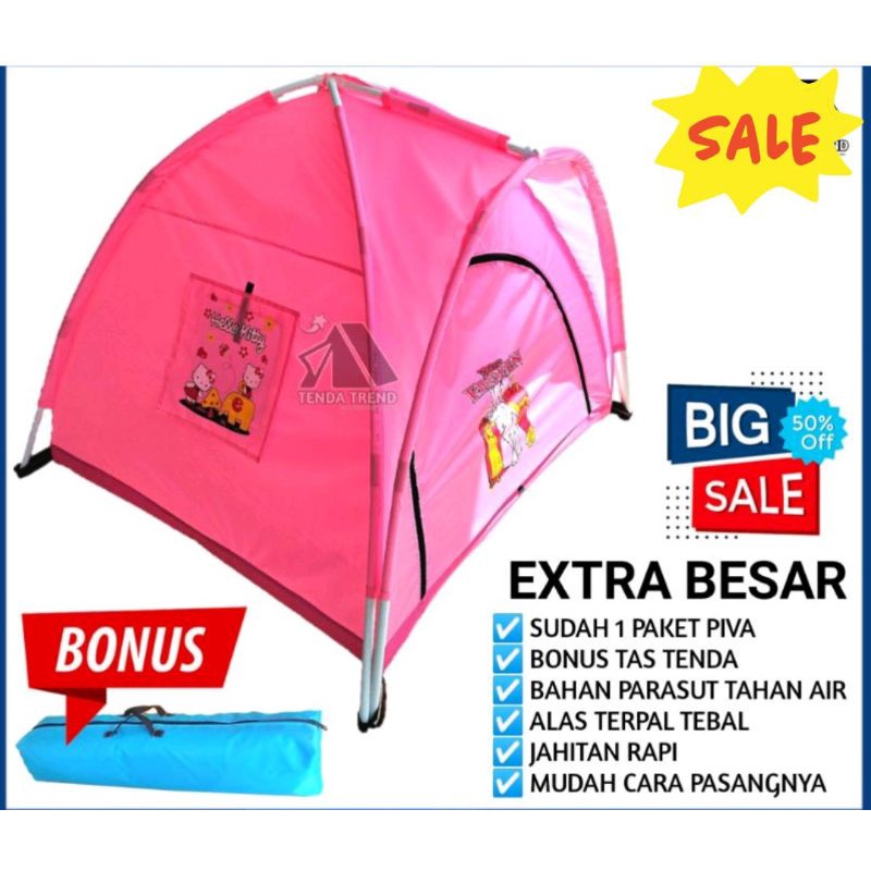 Tenda Anak Laki-laki murah ukuran 140×140CM TENDA MAINAN ANAK MURAH TENDA CAMPING JUMBO ukuran dewas