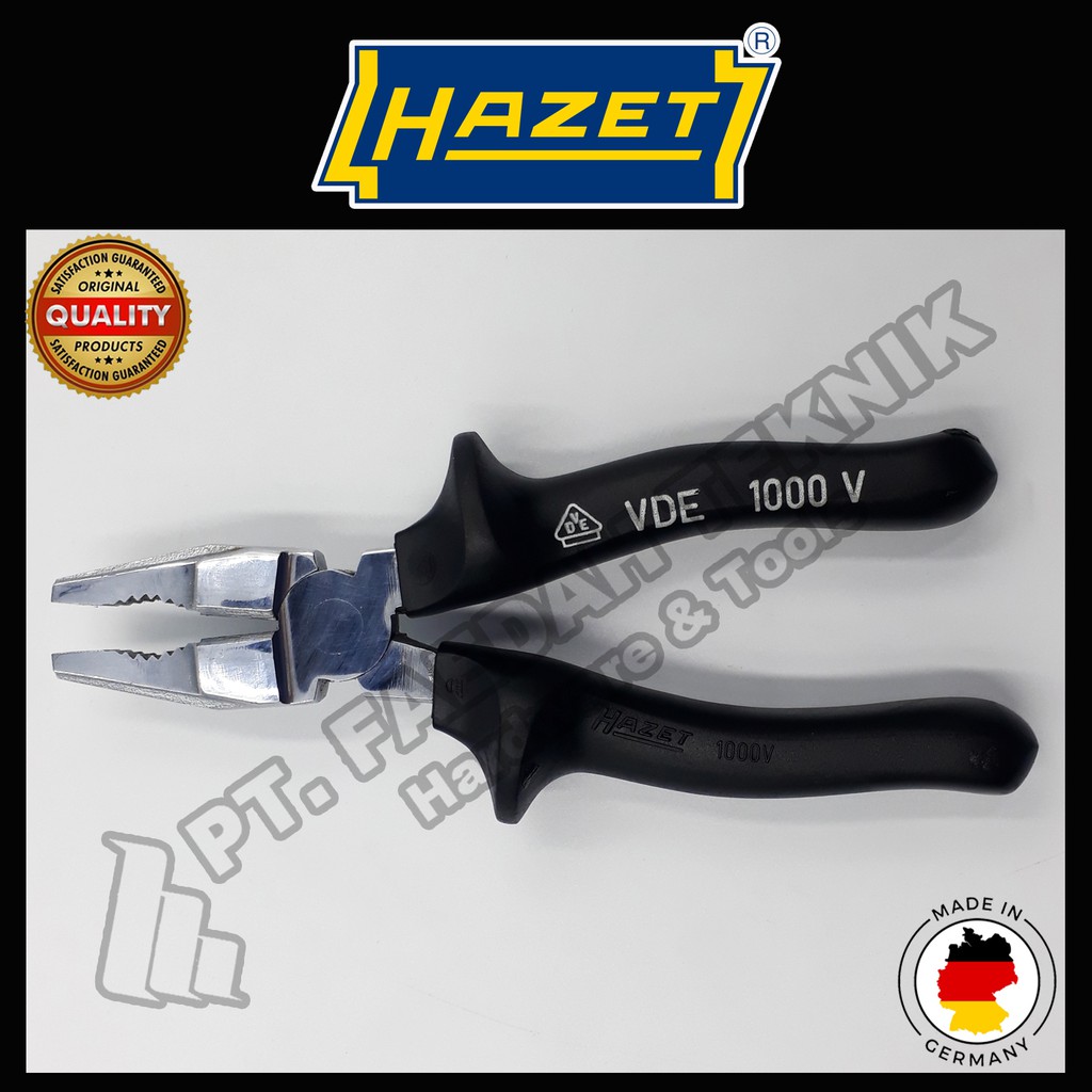 Tang Kombinasi Listrik Hazet 1850 VDE-22 Electrical Combination Pliers