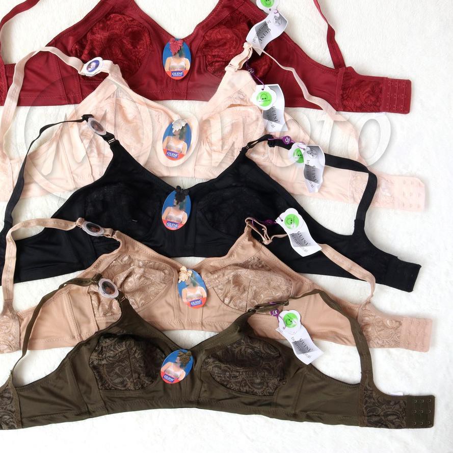 Stok Banyak BH GUINI 500 Sister / Bra Wanita Dewasa Kancing 3 Tanpa Kawat Busa - Paling Bagus
