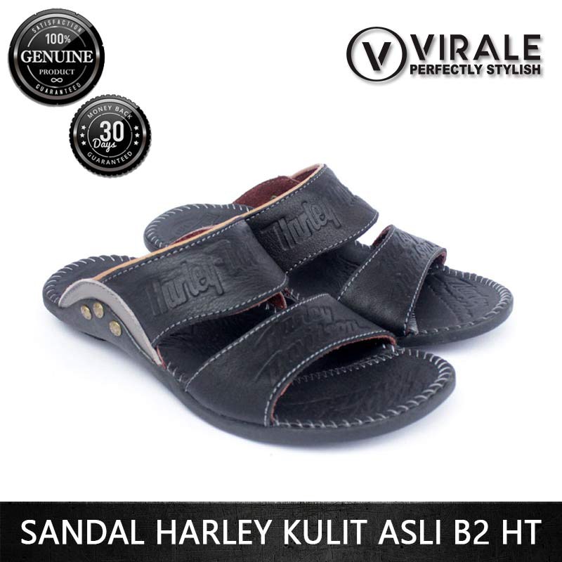 Sandal Pria Kulit Asli - Sandal Selop Pria - Sandal 100% Kulit Asli