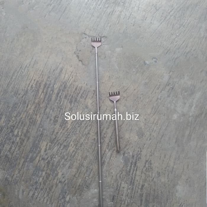 TONGKAT GARUK BADAN ADJUSTABLE PENGGARUK STAINLESS STEEL SS DIPANJANGK