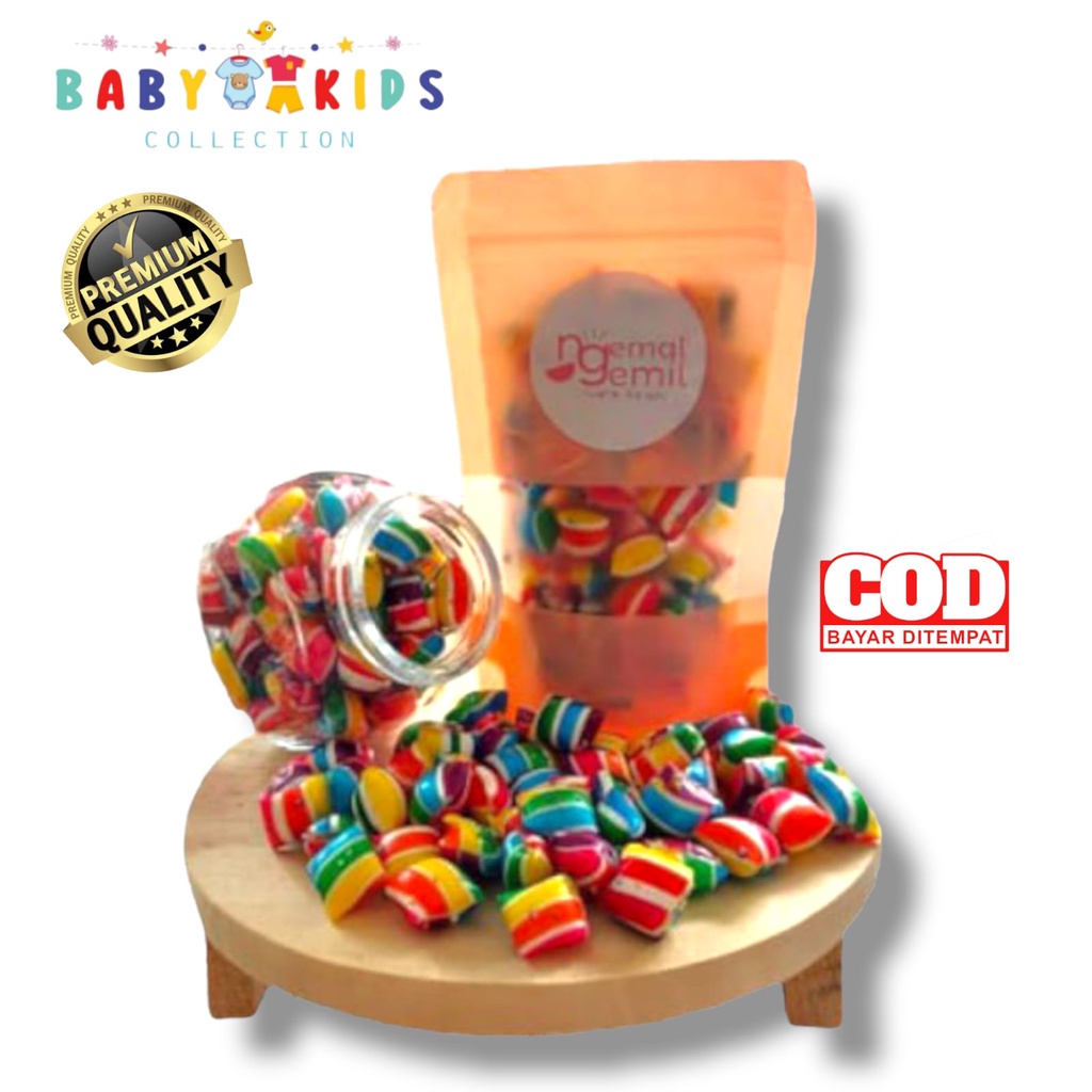 

Permen Pillow Rainbow | Permen Bantal Pelangi Aneka Rasa Buah
