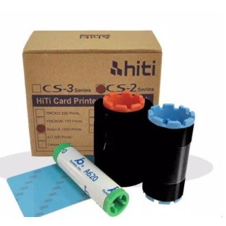 RIBBON COLOUR / BLACK Hiti CS200e - RIBBON PRINTER Hiti CS200e PITA HITAM / WARNA PRINTER HITI CS200