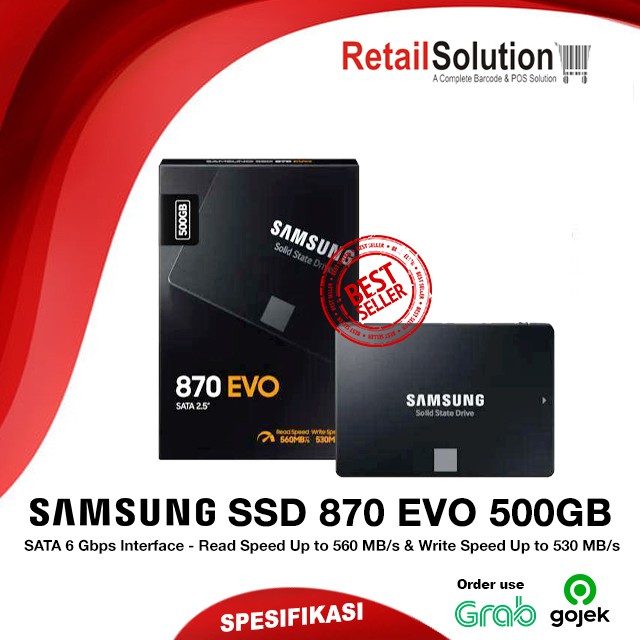 SSD PC Laptop Mini PC - SSD Samsung EVO 870 500GB SATA 2.5&quot; Original