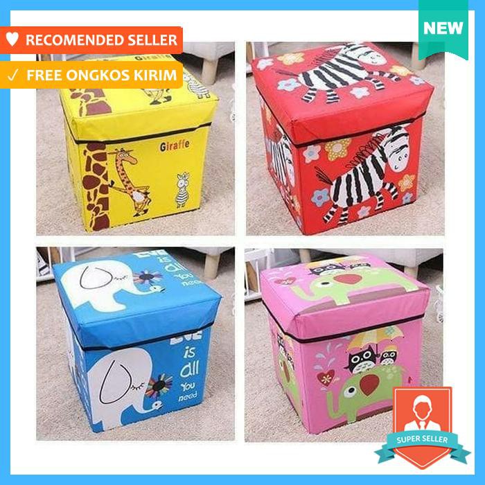 STORAGE BOX MULTIFUNGSI - ANIMAL STORAGE BOX/TEMPAT MAINAN ANAK/KURSI STORAGE/KOTAK PENYIMPANAN
