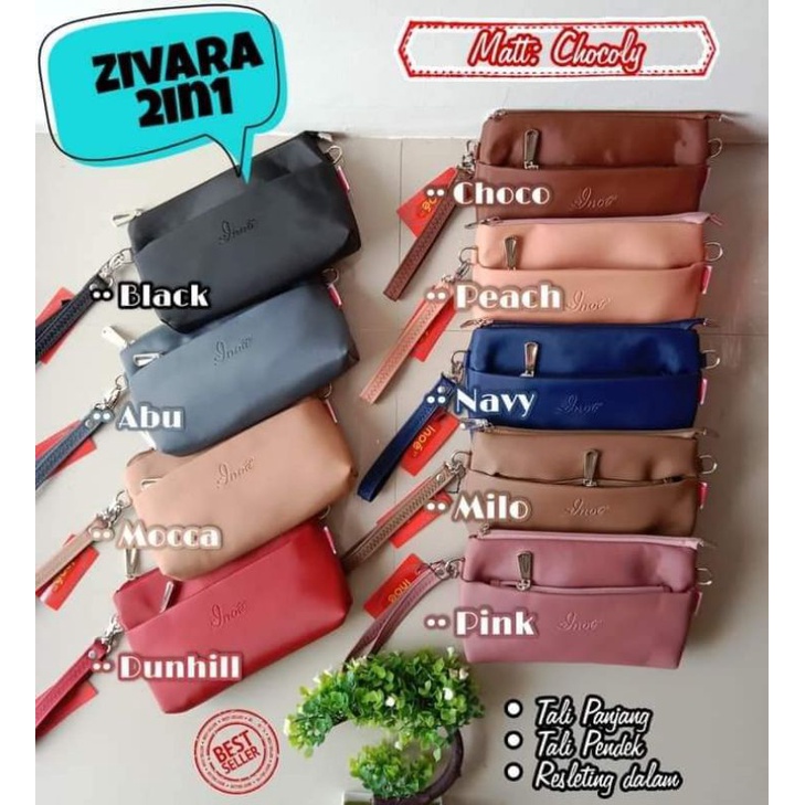 TAS KIARA CHOCOLY BY INOE / ZIVARA TAS SELEMPANG WANITA BESTSELLER