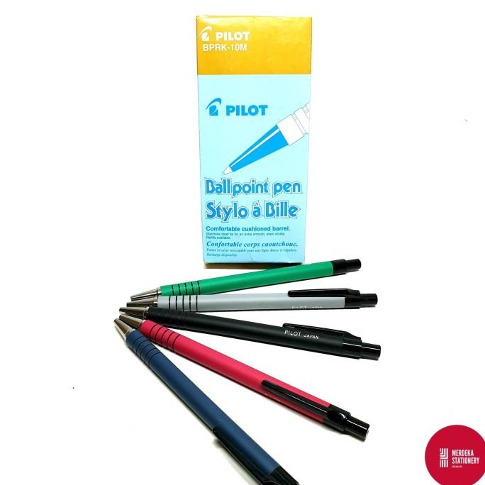

>>>>>] (ISI 12) Bolpen/Pulpen Pilot Click/Cetekan BPRK-10M/BPRK10M 0.5 HITAM