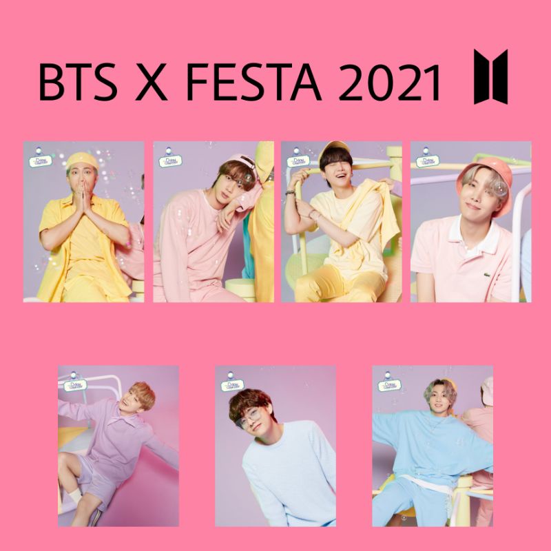 SALE [Laminasi] Photocard BTS FESTA 2021 Unofficial  - PC RM Jin Seokjin Suga Jhope Jimin V Taehyung