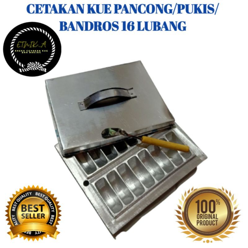 CETAKAN KUE PANCONG/PUKIS/BANDROS