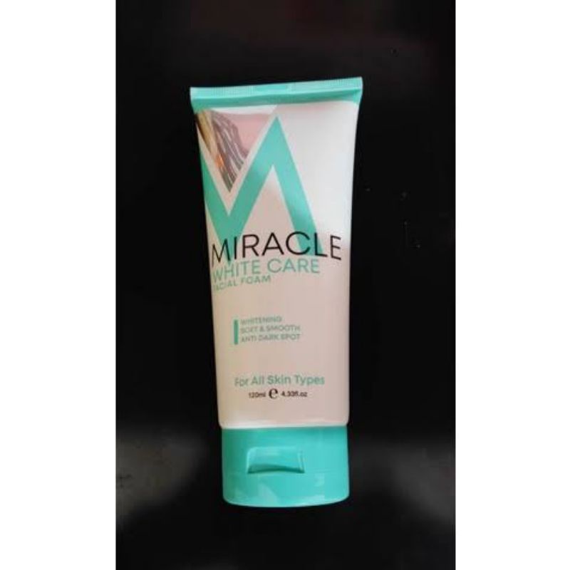 MIRACLE WHITE CARE SOFT &amp; SMOOTH FACIAL FOAM / SABUN MUKA / SABUN WAJAH / PEMBERSIH MUKA