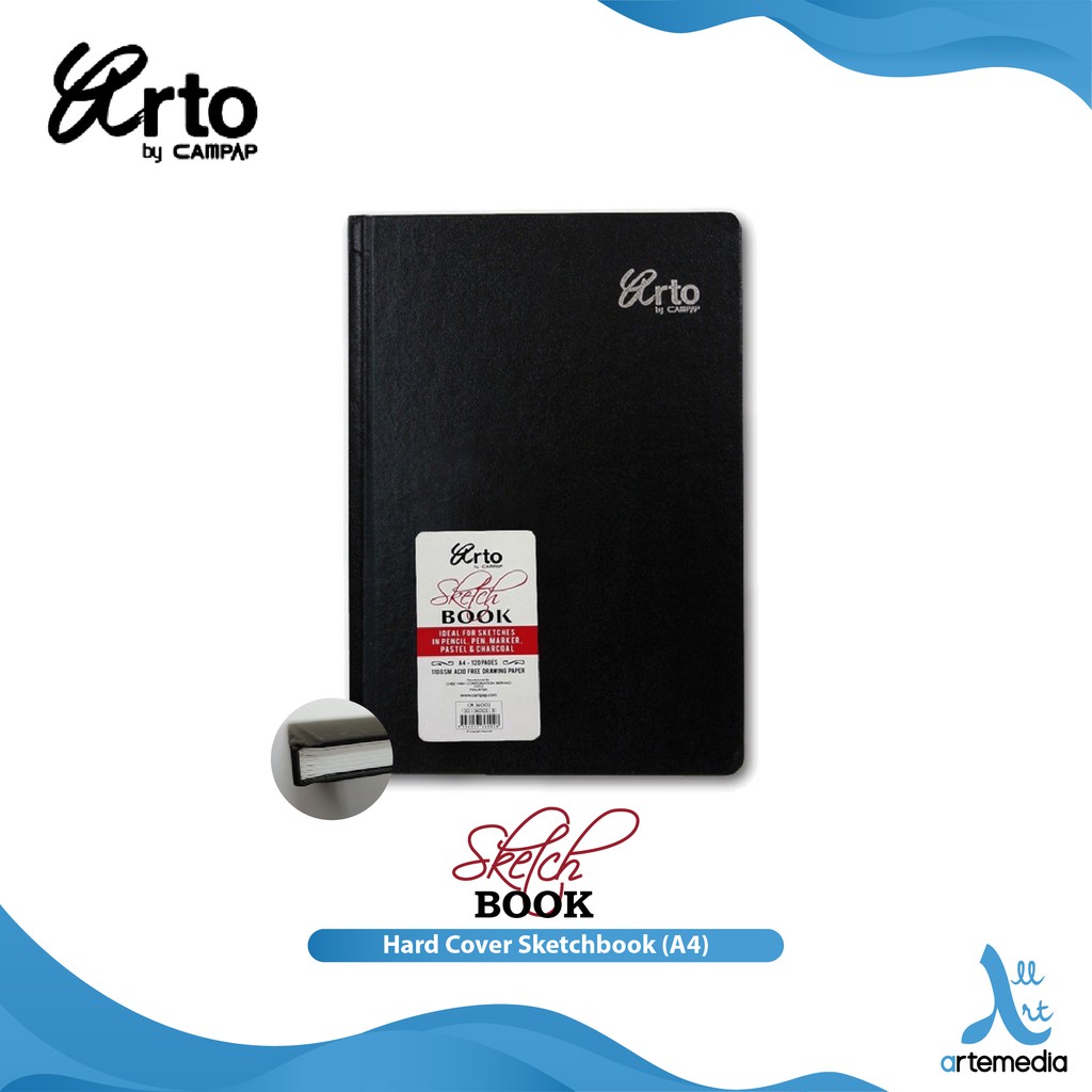 

Arto A4 Hard Cover Sketchbook