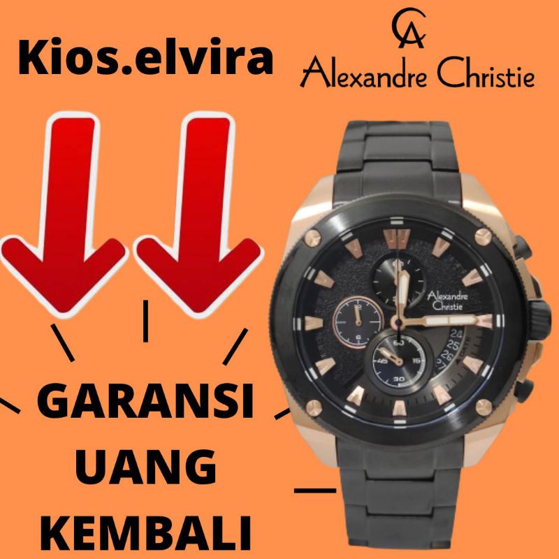 JAM TANGAN ALEXANDER ALEXANDRE CHRISTIE CRISTIE PRIA ORIGINAL original2022 ori 100% terbaru 2022 pro