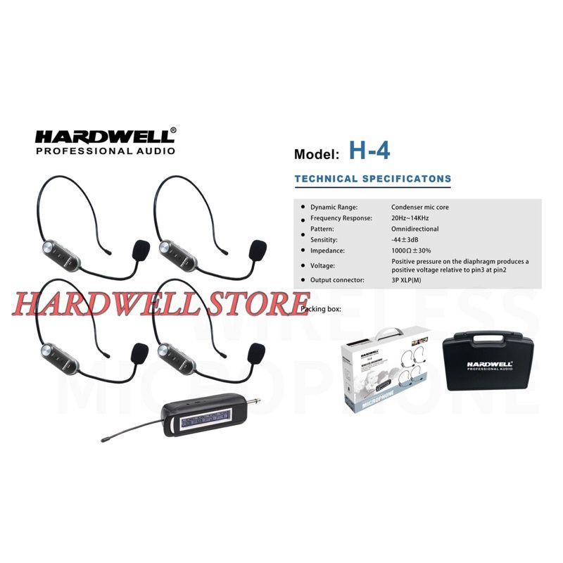 mic bando Hardwell H-4 H 4 mic wireless bando free koper