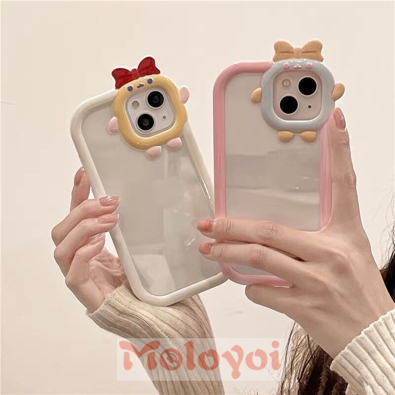 Soft Case Silikon TPU Desain Monster Warna-Warni Macaron Untuk IPhone 7Plus 11 12 13 Pro Max 8Plus XR X 7 8 XS Max SE 2020