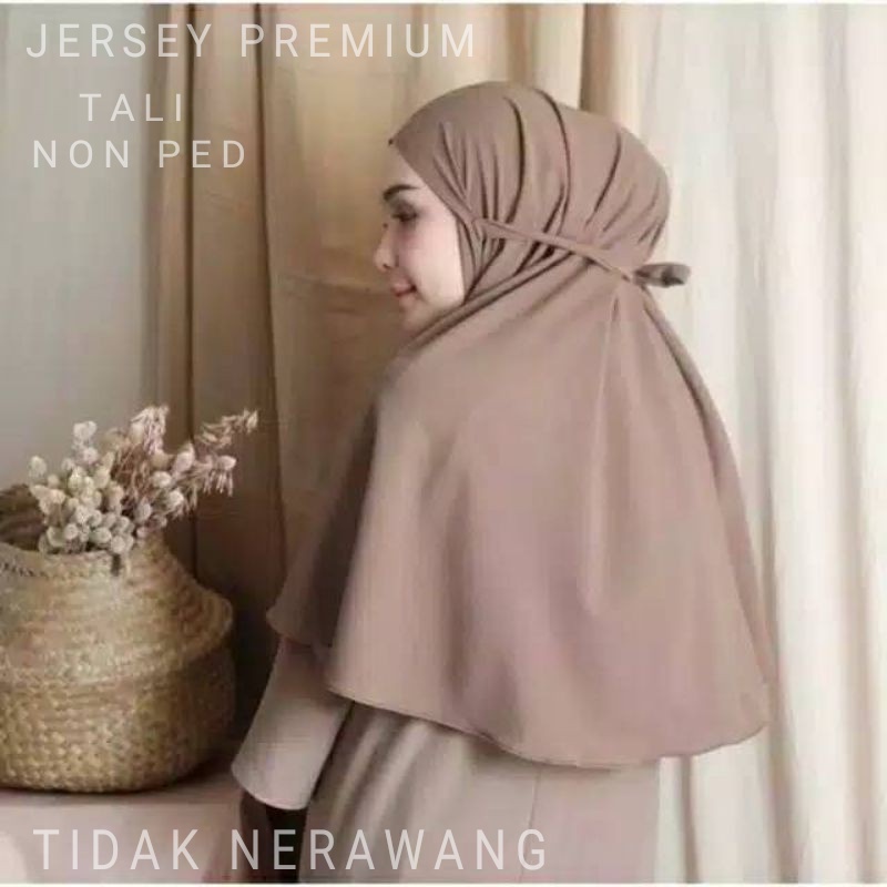 TERMURAH HIJAB JERSEY PREMIUM TALI JILBAB INSTAN SALMA KHIMAR INSTANT / W / READY GROSIR KERUDUNG BPL M KIDS T TEEN  J  XL  JUMBO JENIRA PAMELA FAMELY SALWA MARYAM RANNI UMI-1