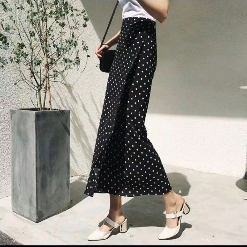 ROK STRAP ROK TALI SHAKILA ROK KOREA TALI STYLE ROK WANITA BAHAN SHAKILA STREAT ALL SIZE FIT TO XL BAWAHAN PANJANG KOREA LONG SKIRT STRAP POLOS-5