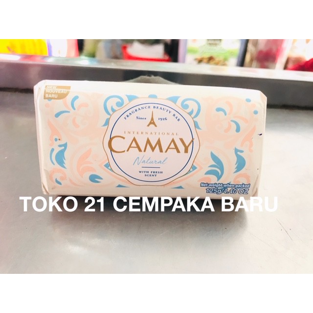 Camay NATUREL Sabun Batang 125 gram | Camay PUTIH 125g Murah Promo Sabun Mandi Camay