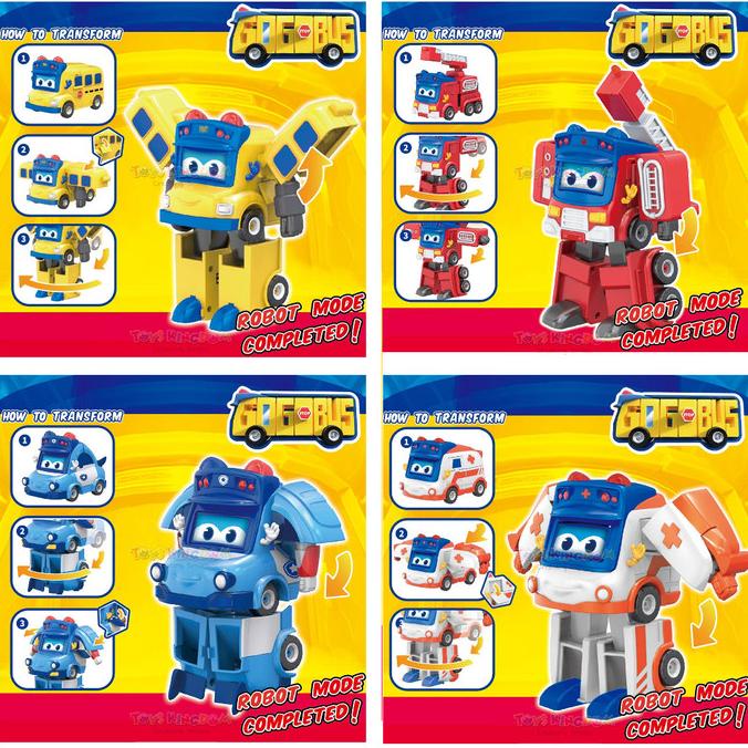 GogoBus Transforming Robot Gogo Bus Firy Justin Amby