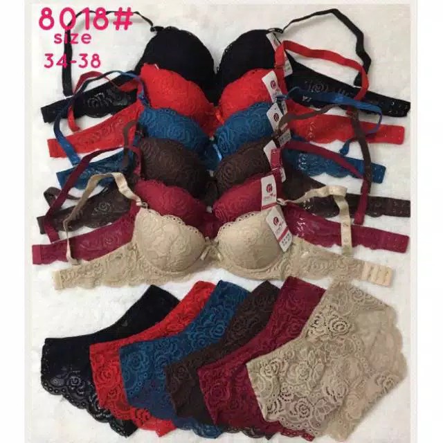 Set Bra Set Pakaian Dalam Set Underwear Satu Set Pakaian Dalam 8018