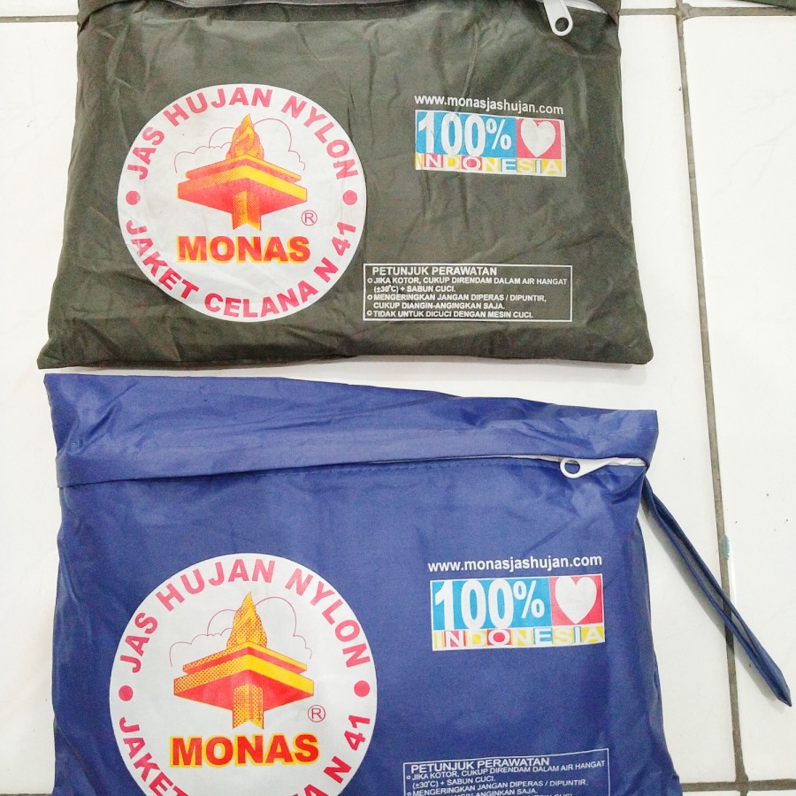 Jas Hujan Jaket Celana N41 Monas Murah