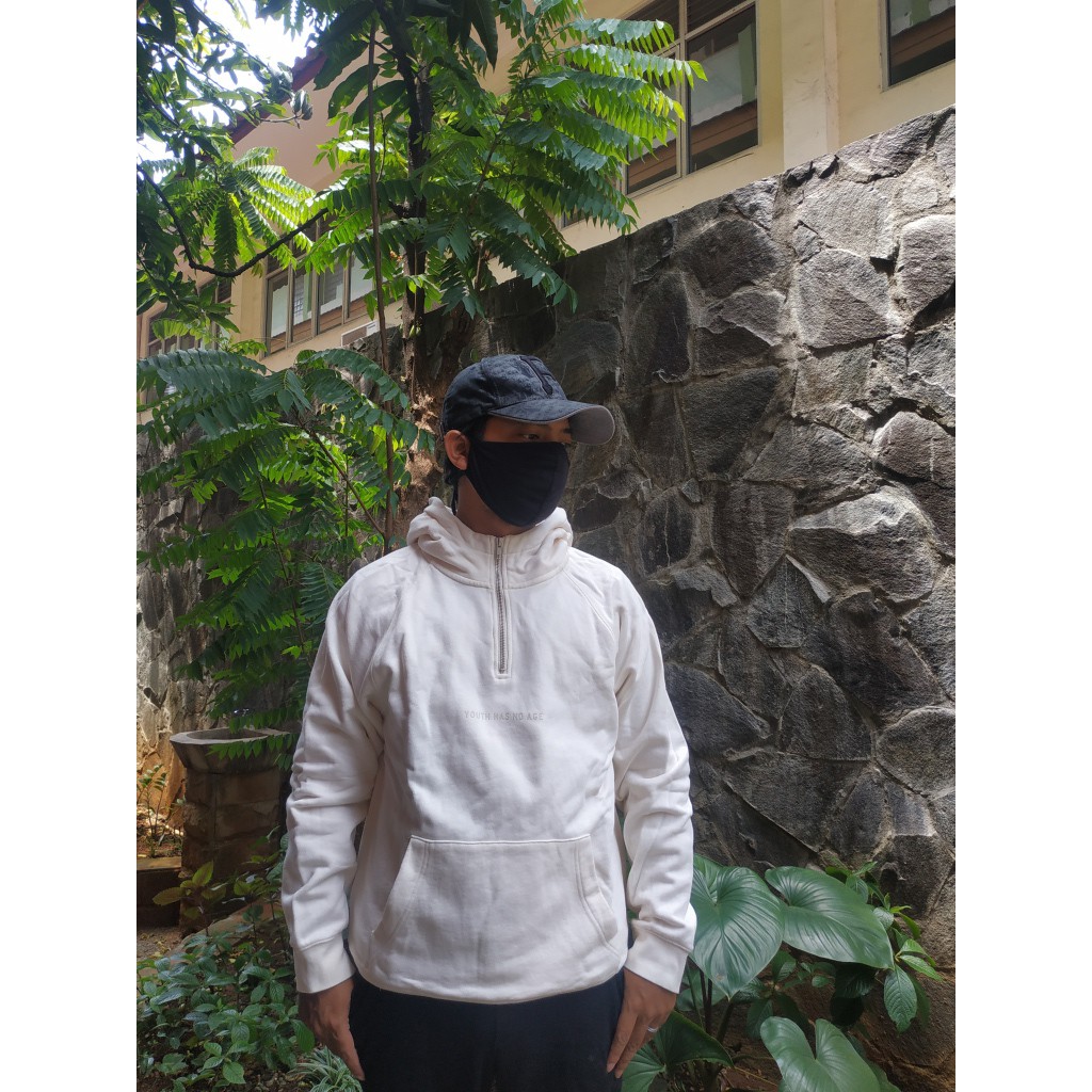 Half Zipper Hoodie Giordano Size LL fit XL