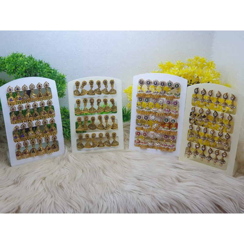 Anting India/anting jhumka/aksesoris India/perhiasan India