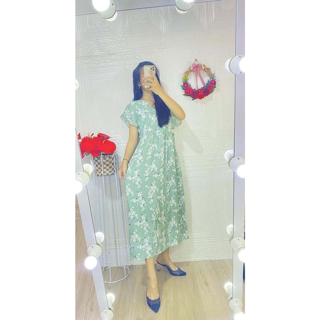 DASTER KIMONO PANJANG / KIMONO TALI SAMPING BUSUI KEKINIAN-K-MintBlossom