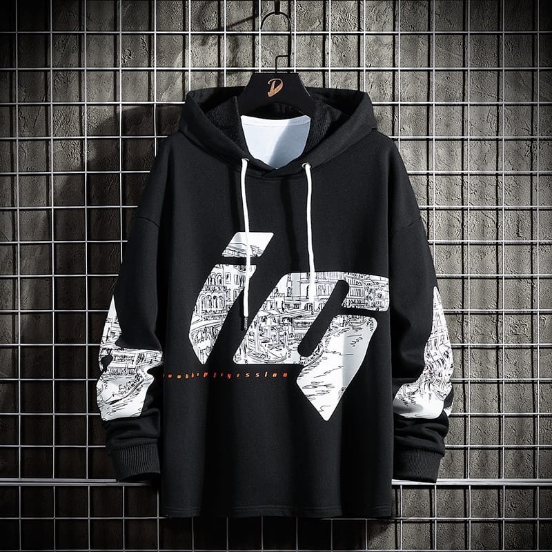 HOODIE PRIA SWEATER JAKET COWOK MOTIF IG FASHION KEKINIAN PREMIUM