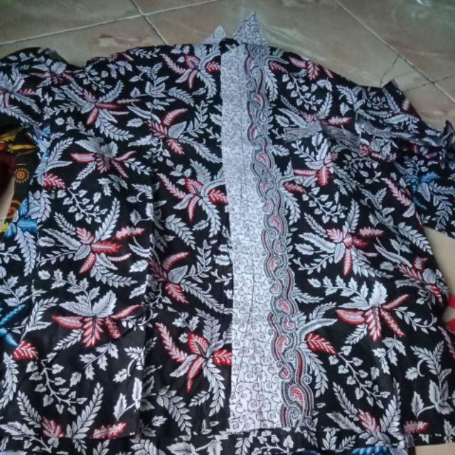 Kemeja Batik Pria/hem Batik Pria/baju Batik Modern Pria Ii Motif Kipas Ii Pbi