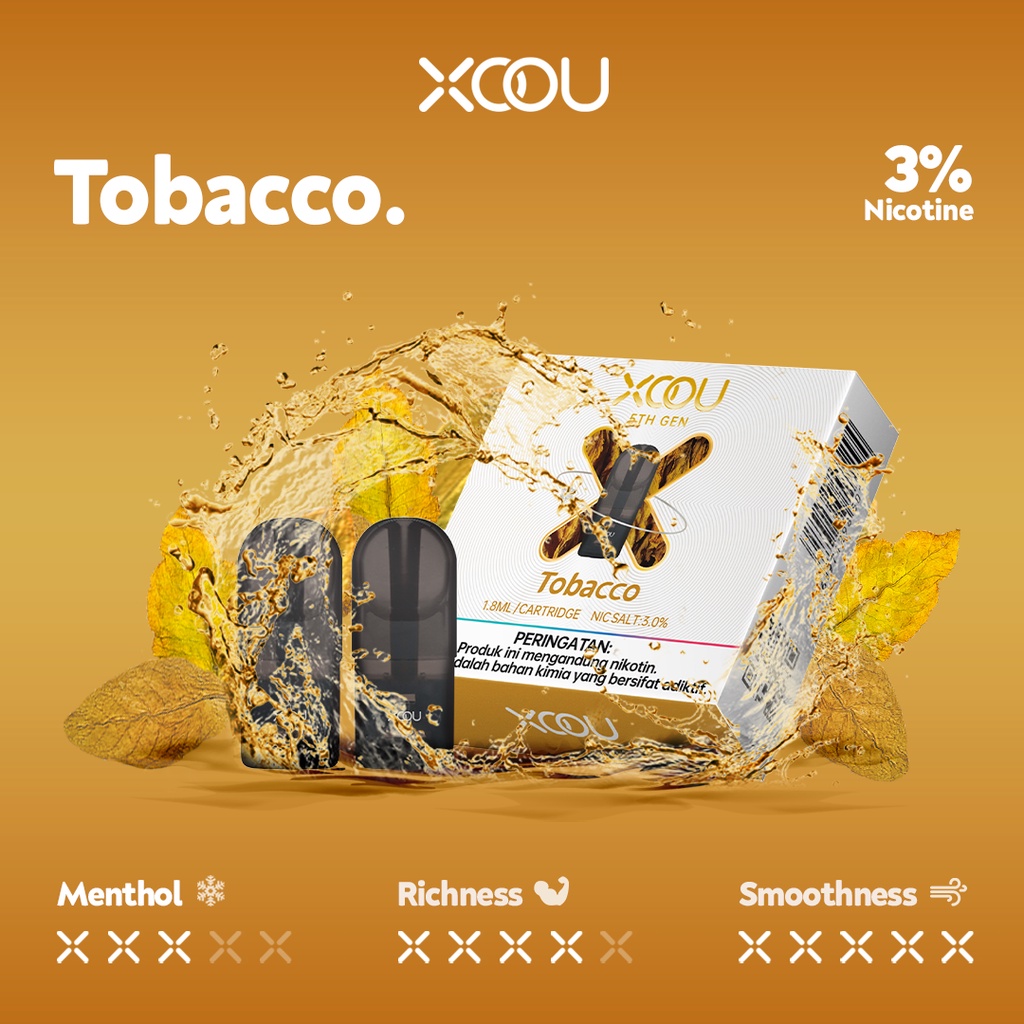 XOOU 5th Generation Mint Flavour 2 CTG - Tobacco