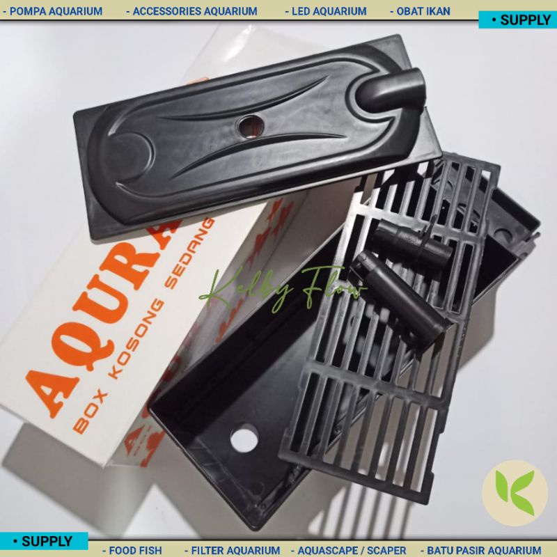 BOX FILTER KOTAK AQUARIUM TOP FILTER AQUARIUM BOX KOSONG MINI SEDANG BESAR JUMBO