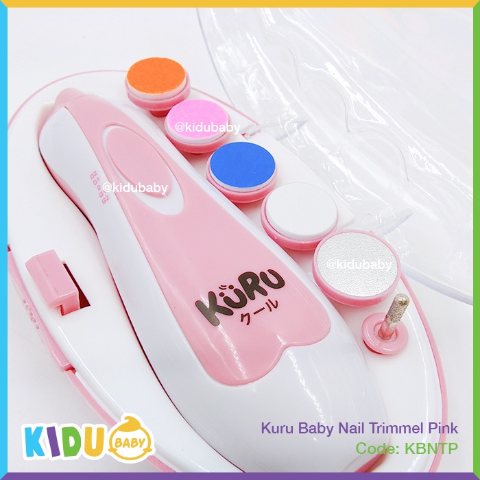 Kuru Baby Nail Trimmer Alat Kikir Gunting Kuku Elektrik Bayi dan Anak kidu Baby