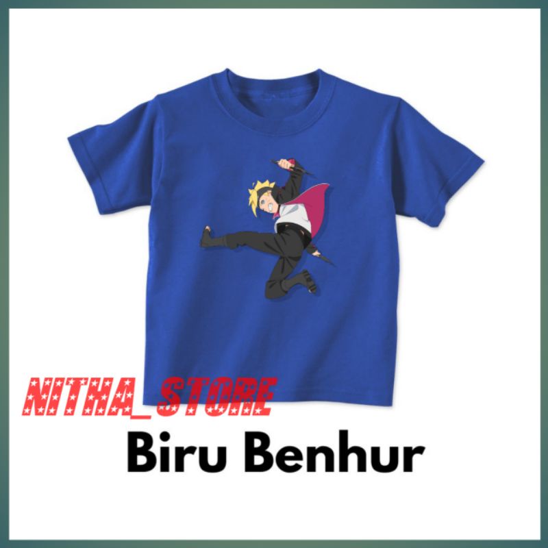 Baju anak lucu, baju anak anime, baju anak naruto boruto