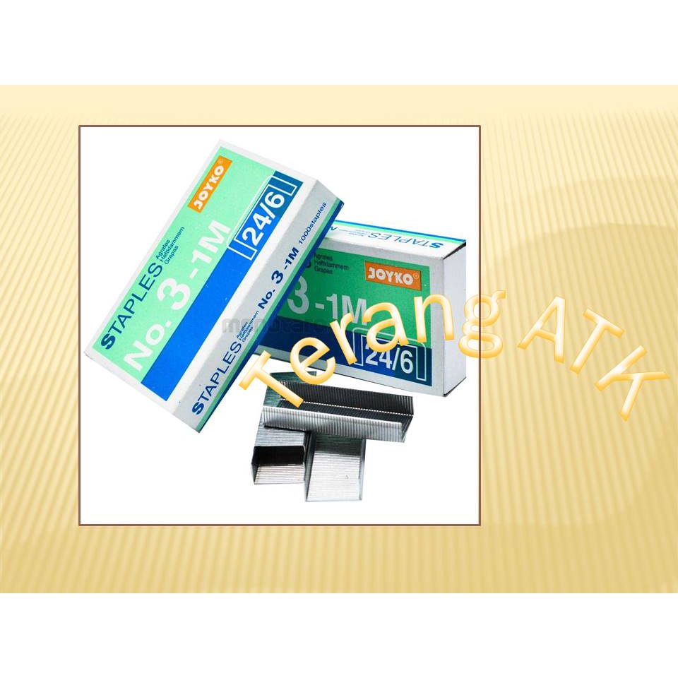 

Isi Staples Besar Merek Joyko No. 3 [Isi 20 box]