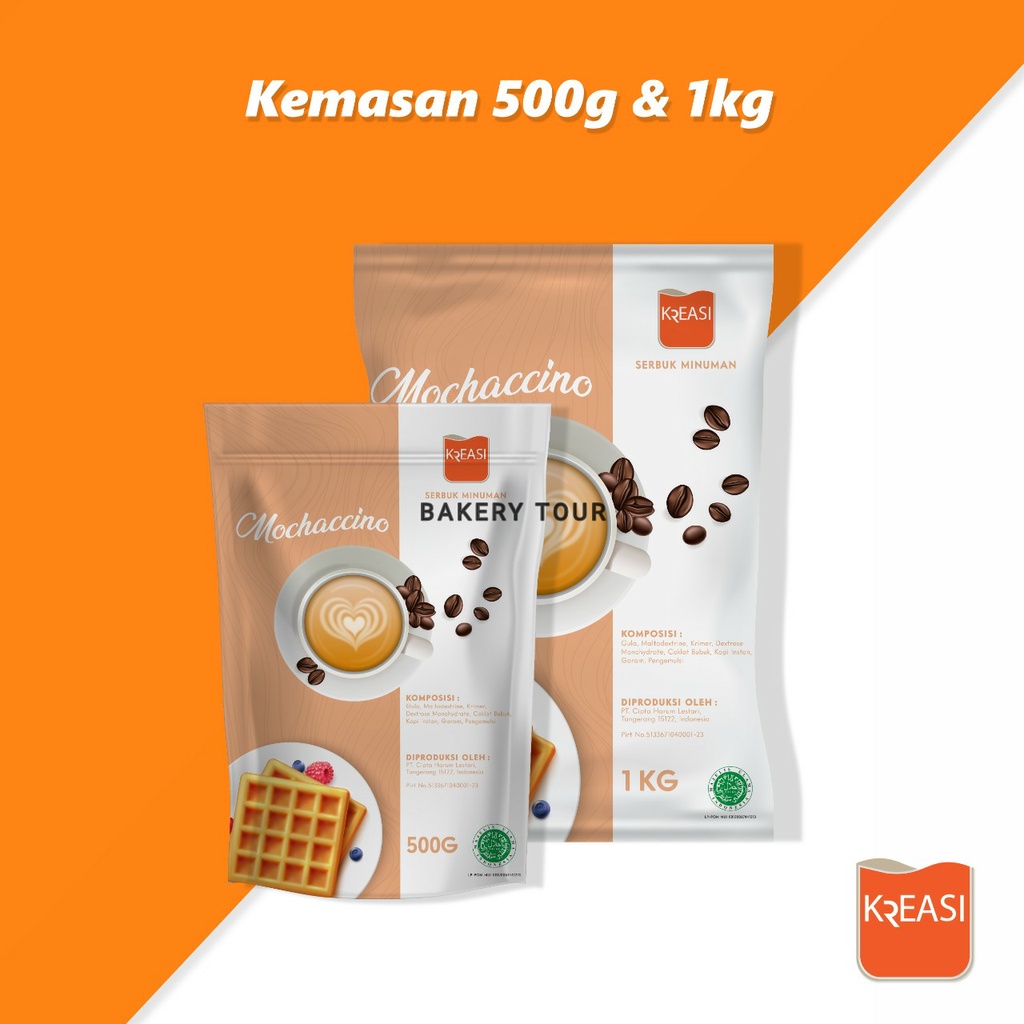 

Grosir Bubuk Minuman Boba Buble / Drink Powder Mochaccino Mocachino Kopi KREASI